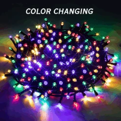 65.3ft Color Changing LED String Lights With Green Wire On Reel, 200 Counts -Joiedomi image 2 c3aadf19 12e5 4dc6 88a4 9825253695f6