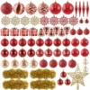 71ct Assorted Christmas Tree Ornaments - Red & Gold -Joiedomi image 2 c7c2c1cc 67cb 490a 8d80 5c0badf18998