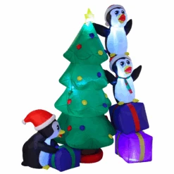 8ft Christmas Tree With Penguins -Joiedomi image 2 f80453a2 ba8b 4f74 9217 983953914aa4