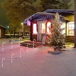 28in Christmas Candy Cane Pathway Markers -Joiedomi image 3 15df6e2b 00a6 4bfe 8ee9 1248976fe332