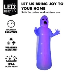 Jumbo Spooky Scary Horror Ghost Inflatable (9 Ft) 12 Jumbo Spooky Scary Horror Ghost Inflatable (9 Ft) -Joiedomi image 3 1dc209ac 7d0a 4013 8e7f ee93890effe9