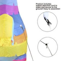 Large Inflatable Cinco De Mayo Pi?ata Inflatables (6 Ft) -Joiedomi image 3 2581fd7b 1be9 49f0 951b 9d959350d3e9