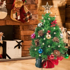 23in Prelit Tabletop Christmas Tree With Color Changing LED Lights -Joiedomi image 3 258b234d 6eeb 4cfe b3c6 2f95dd81fec2