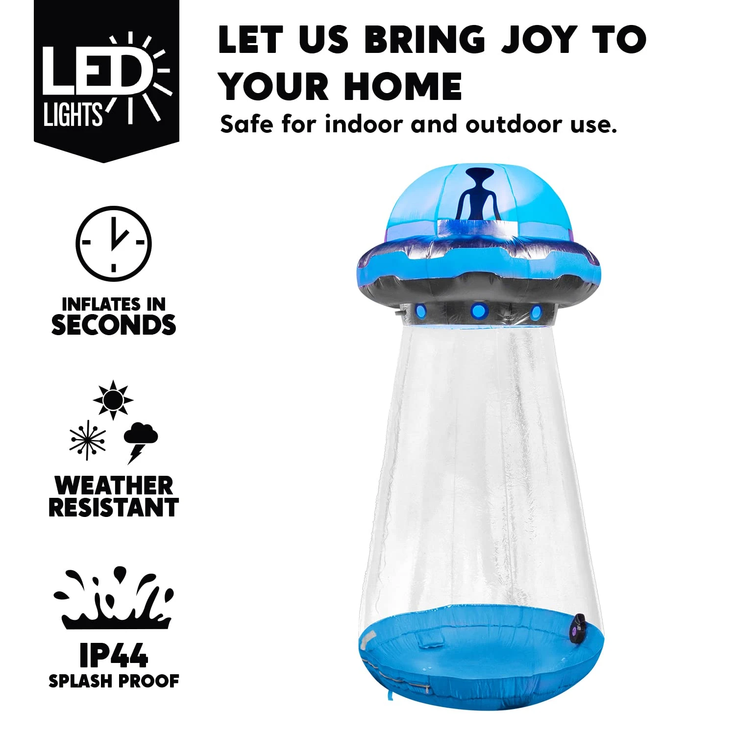 Jumbo UFO Inflatable (9 Ft) 6 Jumbo UFO Inflatable (9 Ft) - Image 4