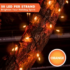 50 Orange LED Green Wire String Lights 12 50 Orange LED Green Wire String Lights -Joiedomi image 3 2d75f4b7 c202 42b7 9050 a117bac03581