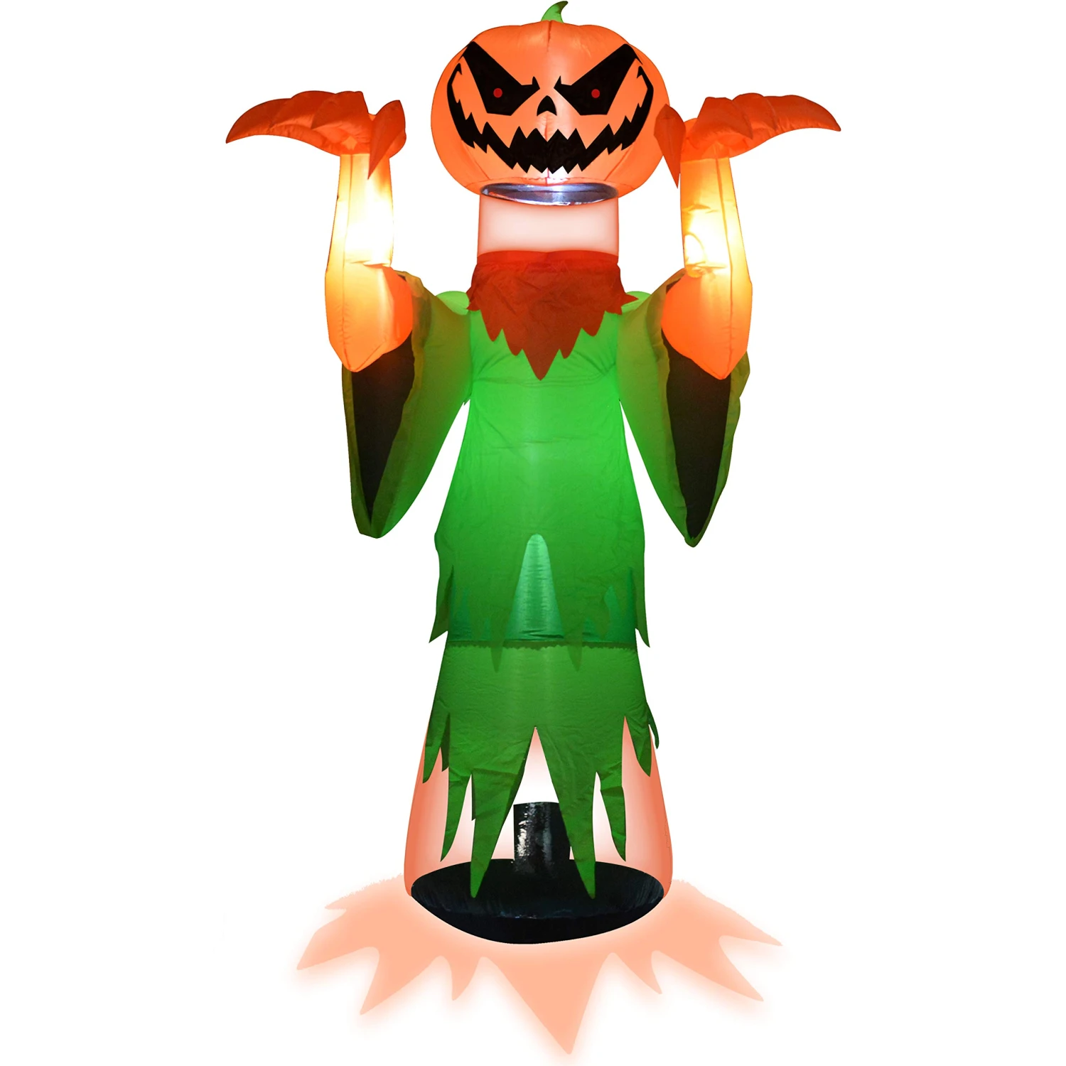 Jumbo Floating Head Pumpkin Wizard Inflatable (8 Ft) 5 Jumbo Floating Head Pumpkin Wizard Inflatable (8 Ft) - Image 3