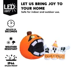 6ft Halloween Trick Or Treat - Pumpkin Eat Ghosts 11 6ft Halloween Trick Or Treat - Pumpkin Eat Ghosts -Joiedomi image 3 7a0cf101 e233 4850 a3f9 06d609ea3908