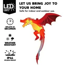 Tall Hanging Flying Dragon Inflatable (5 Ft) -Joiedomi image 3 804bb1a8 8e27 42b5 86d0 623dc7d9a8fd