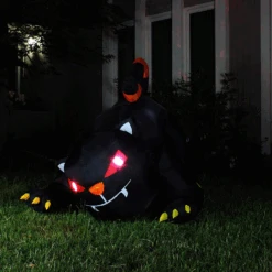 Halloween Animated Red Eye Witch's Cat Inflatable (6 Ft) -Joiedomi image 3 92863987 533f 4724 9d43 2453ffab0ac0