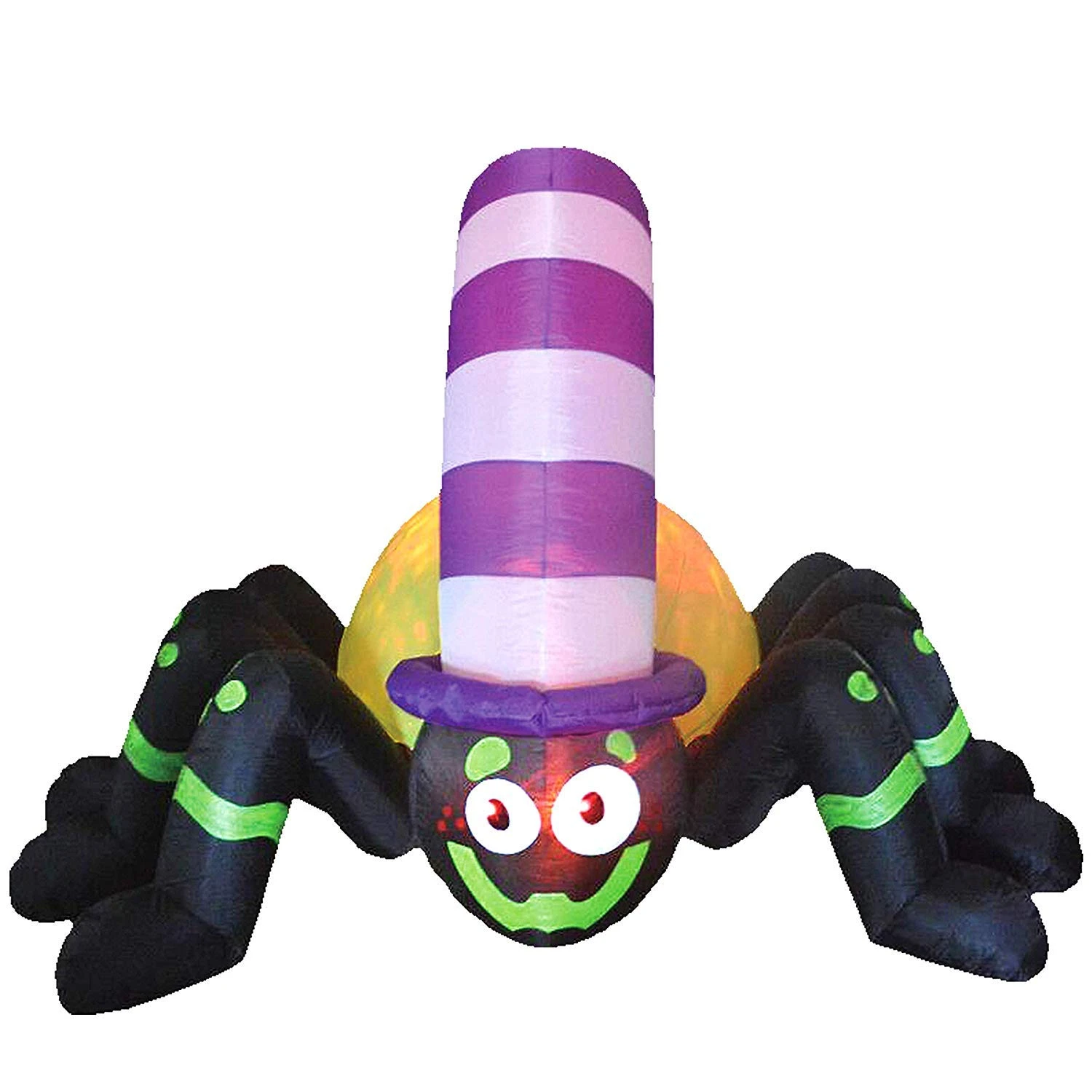 Large Projection Kaleidoscope Spider With Hat Inflatable (6 Ft) 5 Large Projection Kaleidoscope Spider With Hat Inflatable (6 Ft) - Image 3
