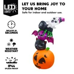 6 Ft Halloween Stacked 5 Characters -Joiedomi image 3 a618337e 2c6e 4937 8e2b 8c9424bb53cd