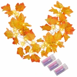 Jumbo Maple Leaves String Lights (3 Pack) -Joiedomi image 3 b9022eef 9945 4a20 9e9d 0449d3776be1
