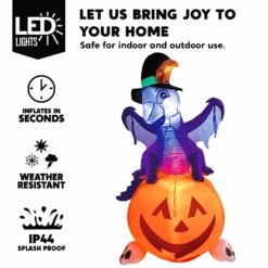 Tall Dragon On Pumpkin Inflatable (5 Ft) -Joiedomi image 3 bc265fdb 15bf 4436 9fa8 1bb216aef6c0