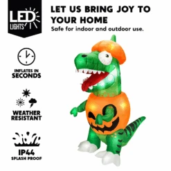 Halloween Large Dinosaur Inflatable (6 Ft) -Joiedomi image 3 c36511c4 c56e 4d73 af7f 19b7ec2d6b98