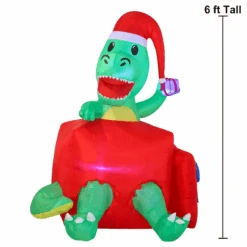 6 FT Tall Inflatable Dinosaur In A Gift Box -Joiedomi image 3 cbed7e4f 9c52 4098 8eef 7f7cfc107260