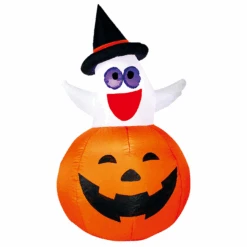 Tall Ghost With Witch Hat In Pumpkin Inflatable (4.5 Ft) 11 Tall Ghost With Witch Hat In Pumpkin Inflatable (4.5 Ft) -Joiedomi image 3 cf0049b1 6afd 4200 a5a5 2eb9bf1691c6