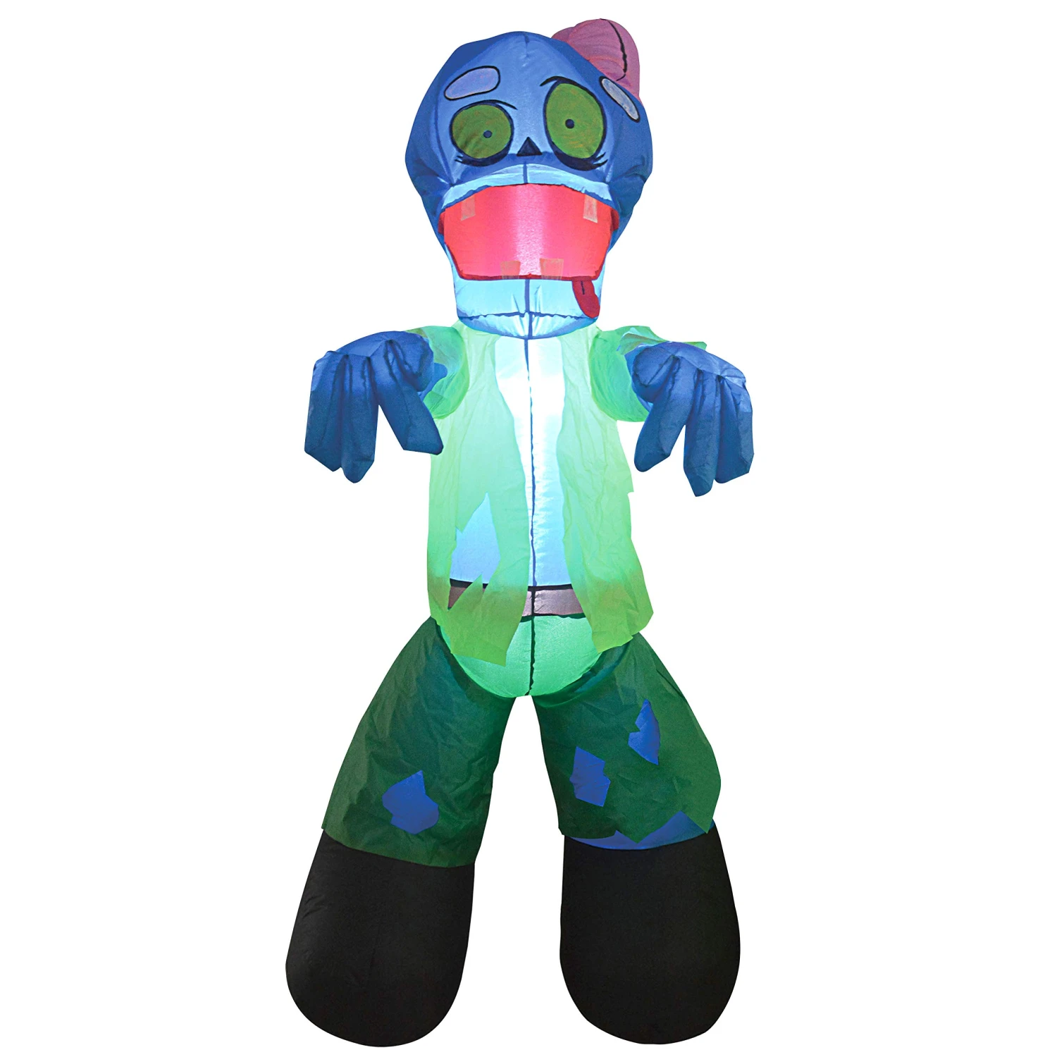 Tall Zombie With Build-in LEDs Blow Up Inflatables (5 Ft) 5 Tall Zombie With Build-in LEDs Blow Up Inflatables (5 Ft) - Image 3