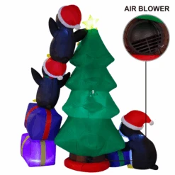 8ft Christmas Tree With Penguins -Joiedomi image 4 35b710b3 e8b7 4bab 8689 1c4e099bff1d