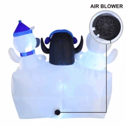 6 FT Christmas Tall Inflatable Let-It-Snow Sign -Joiedomi image 4 4116f1c2 121d 42f2 a534 534b441b1f70