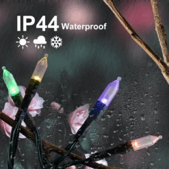 50 Multicolor LED Green Wire String Lights, Battery Powered (8 Modes, 6 Hr Timer) -Joiedomi image 4 4c8a69ce bd95 47f6 a1c4 bc80a770aaef