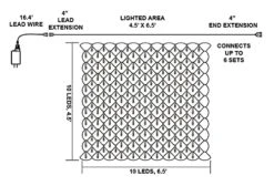 100 LED Christmas Net Lights Multicolor -Joiedomi image 4 5103e0f2 3ae4 4b4b b29b 114bdb33b64e