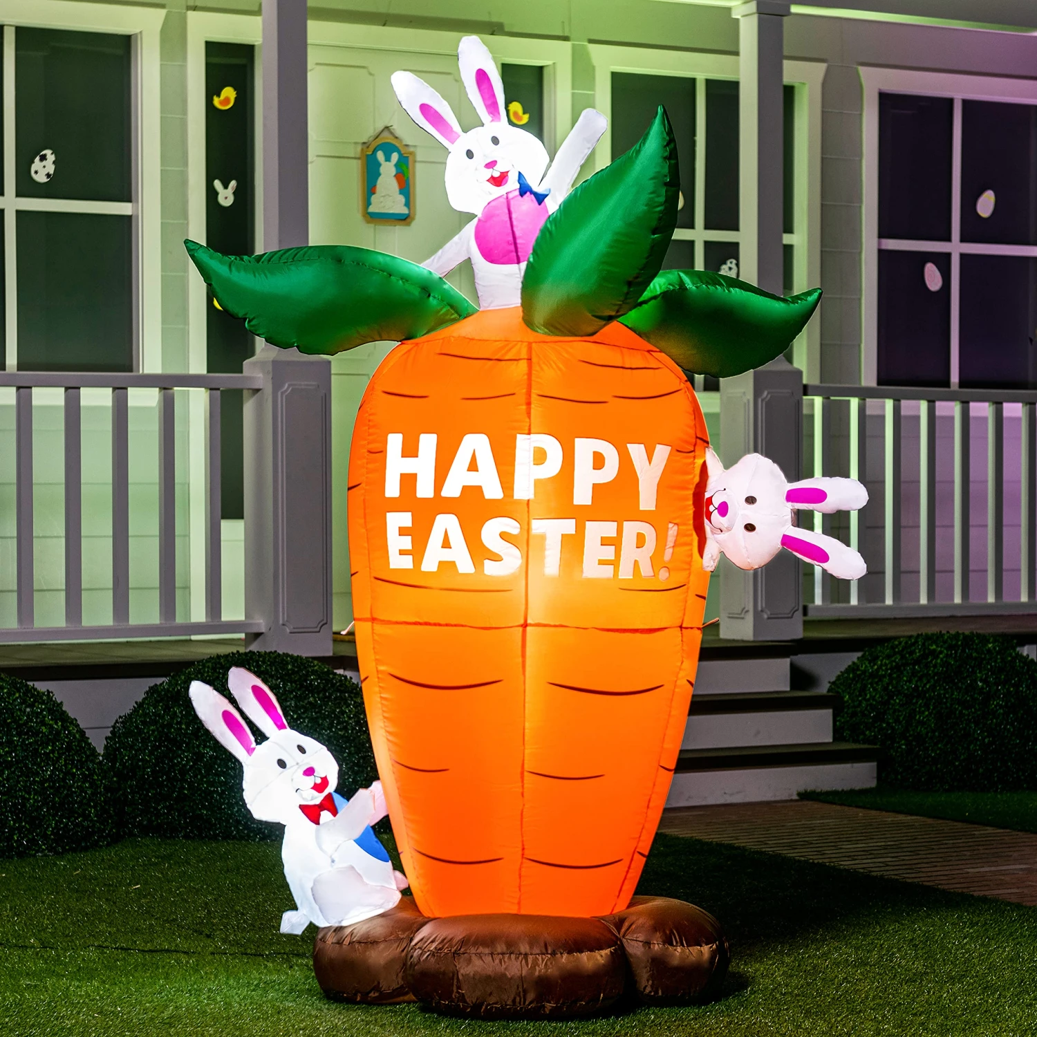 6ft Easter Inflatable Decoration Carrot 6 6ft Easter Inflatable Decoration Carrot - Image 4