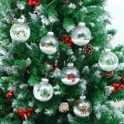 16 Pcs Christmas Snow Filling Ornaments Ball Ornaments -Joiedomi image 4 7ac79054 c398 4236 9fb6 14a734fb11bb