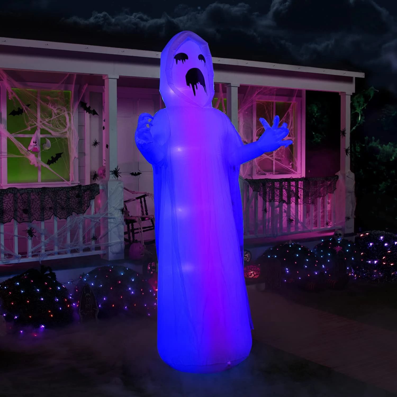 Jumbo Spooky Scary Horror Ghost Inflatable (9 Ft) 6 Jumbo Spooky Scary Horror Ghost Inflatable (9 Ft) - Image 4