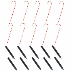 28in Christmas Candy Cane Pathway Markers -Joiedomi image 4 90835559 1b71 4288 bf32 cd75f263789e
