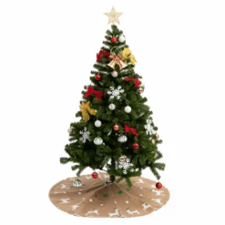 48in Burlap Reindeer Tree Skirt -Joiedomi image 4 99deece3 b76e 4ddd 8e45 7db9ac3cadb2