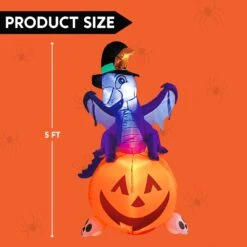 Tall Dragon On Pumpkin Inflatable (5 Ft) -Joiedomi image 4 a68d4510 b50d 4fce 81a5 289aa4d5e378