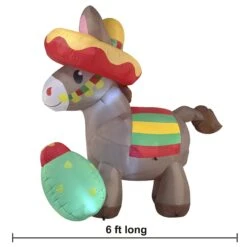 Large Inflatable Cinco De Mayo Donkey (6 Ft) -Joiedomi image 4 b833135e 780e 405c 8a5c 7de473def21c