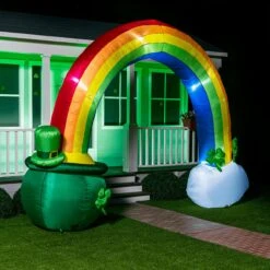 Giant St Patricks Day Rainbow Arch Inflatable With LED Light Build (10 Ft) -Joiedomi image 4 bb42407a 8568 485d 8b18 566f2a0953aa