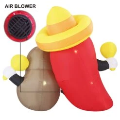 Large Inflatable Long Cinco De Mayo Avocado And Chili (6 Ft) -Joiedomi image 4 f51f9016 0710 44e9 a08d 35944423e7b9