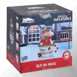 6ft Inflatable Elf In Mug -Joiedomi image 5 108ff5a7 f79a 4c4a 904c 829ee00a06d7
