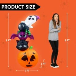 6 Ft Halloween Stacked 5 Characters -Joiedomi image 5 1ed17981 840f 4a90 b12e 6fdf269170af