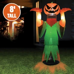 Jumbo Floating Head Pumpkin Wizard Inflatable (8 Ft) 11 Jumbo Floating Head Pumpkin Wizard Inflatable (8 Ft) -Joiedomi image 5 1f3c3ed8 d249 496b 8811 1fb8b26e0c5d