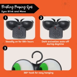 Halloween Flashing Peeping Eyes Lights (3 Pack); Dark-activated -Joiedomi image 5 1f9af26b 8361 44a7 ad2b 27c95f85ea11