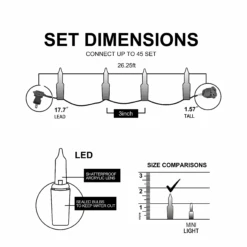 52.5 FT 200 Count Christmas Orange Green Wire String Lights 14 52.5 FT 200 Count Christmas Orange Green Wire String Lights -Joiedomi image 5 2bc13808 c66d 4fec 8020 6cccb1b0a7a5