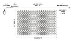 200 LED Black Wire Net Lights (Orange & Purple) -Joiedomi image 5 31e6f5b5 66cc 4300 826d 5a4e2140c96f
