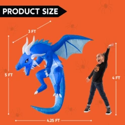 5 Ft. Hanging Ice Dragon -Joiedomi image 5 44de0055 6637 486b 957f 03b9b9246e4c