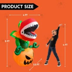 5ft Inflatable Piranha Flower -Joiedomi image 5 5fea05da a623 46b8 a0a6 901b1327e894