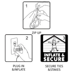 4ft Halloween Crashing Witch Onto Wall Inflatable -Joiedomi image 5 67c7a26b 103c 409a 90c9 c06767114648