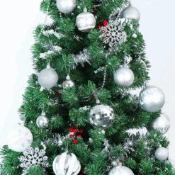 88 Pcs Assorted Shatterproof Silver & White Christmas Ornaments -Joiedomi image 5 6823d1d6 f991 4099 a6d3 8b24253d3523