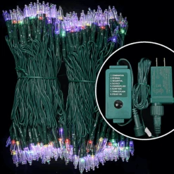 200 Multicolor LED Green Wire String Lights -Joiedomi image 5 6957b4de e936 4e91 acd2 e61d5fd39685