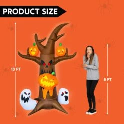 10ft Scary Tree Bites Pumpkin -Joiedomi image 5 82e04b7b 80ea 4ad4 b0c0 d9ec8ac09cfd
