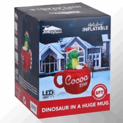 Dinosaur In A Huge Mug Christmas Inflatable -Joiedomi image 5 84e663eb 72f3 4e55 a317 a0561198b7e4