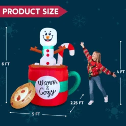 Snowman In Mug With Cookie -Joiedomi image 5 b9cd7c87 ece9 4a8e 8200 40b0263cb9f6