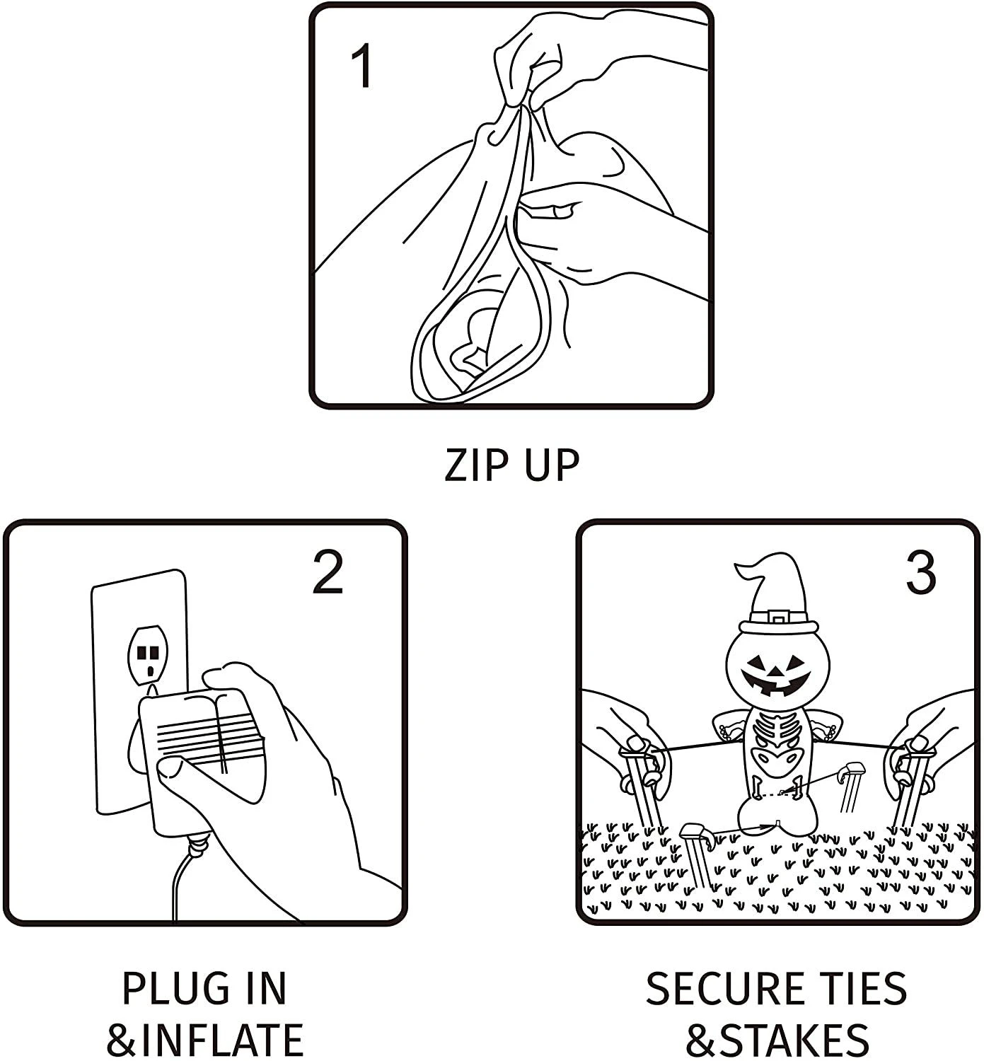 Halloween Tall Reaper Ride On Inflatable Ride A Unicorn Costume (5 Ft) 7 Halloween Tall Reaper Ride On Inflatable Ride A Unicorn Costume (5 Ft) - Image 5