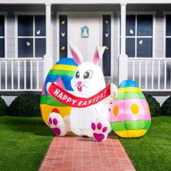 Large Easter Bunny With Eggs (6 Ft) -Joiedomi image 5 be7680df 3422 4c0d a8a5 48d2fcab7780